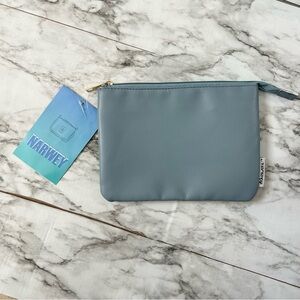 Narwey | NWT cosmetic bag vegan leather zip top bag